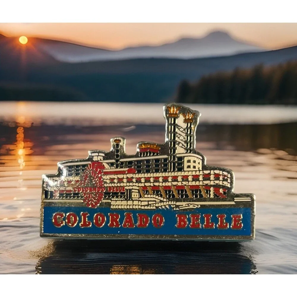 Colorado Belle Paddle wheel River Boat Collector’s Souvenir Travel Pin